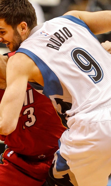 Rubio, Wolves withstand Heat, 102-101